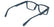 CALVIN KLEIN JEANS 26612 400 - Blue / Navy Rectangle Eyeglasses for Men