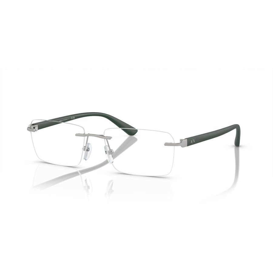 ARMANI EXCHANGE 1064 6020 - Green  Rectangle Eyeglasses for Men