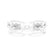 VERSACE 3367U 148 - Transparent Cateye Eyeglasses for Women