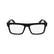 CALVIN KLEIN 25520 001 - Black Rectangle Eyeglasses for Men