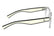 CALVIN KLEIN JEANS 25302 971 - Transparent Rectangle Eyeglasses for Kids