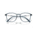 GIORGIO ARMANI 7276U 6241 - Blue / Navy Square Eyeglasses for Men
