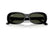 RAY BAN 2221 901/31 - Black Rectangle Sunglasses for Women