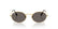 RAY BAN 3547N 001/B1 - Gold Oval Sunglasses for Men