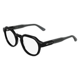 CALVIN KLEIN 25545 001 - Black Round Eyeglasses for Men
