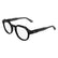CALVIN KLEIN 25545 001 - Black Round Eyeglasses for Men