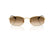 RAY BAN 3832 001/51 - Gold Oval Sunglasses for Men