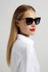 CAROLINA HERRERA HER 0394/G/S 807 - Black Rectangle Sunglasses for Women