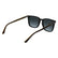 CALVIN KLEIN 25537S 001 - Black Square Sunglasses for Women