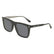 CALVIN KLEIN 25530 MAG-SET+CLIP 001 - Black Square Eyeglasses for Men