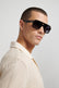 CARRERA CARRERA 377/S 807 - Black Rectangle Sunglasses for Men