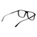 CALVIN KLEIN 24548 001 - Black Square Eyeglasses for Men