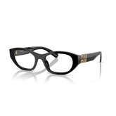 MIU MIU 03WV 16K1O1 - Black Cateye Eyeglasses for Women