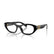 MIU MIU 03WV 16K1O1 - Black Cateye Eyeglasses for Women