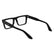 CALVIN KLEIN 25520 001 - Black Rectangle Eyeglasses for Men