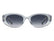 TOMMY HILFIGER TH 2344S MVU - Transparent Oval Sunglasses for Women