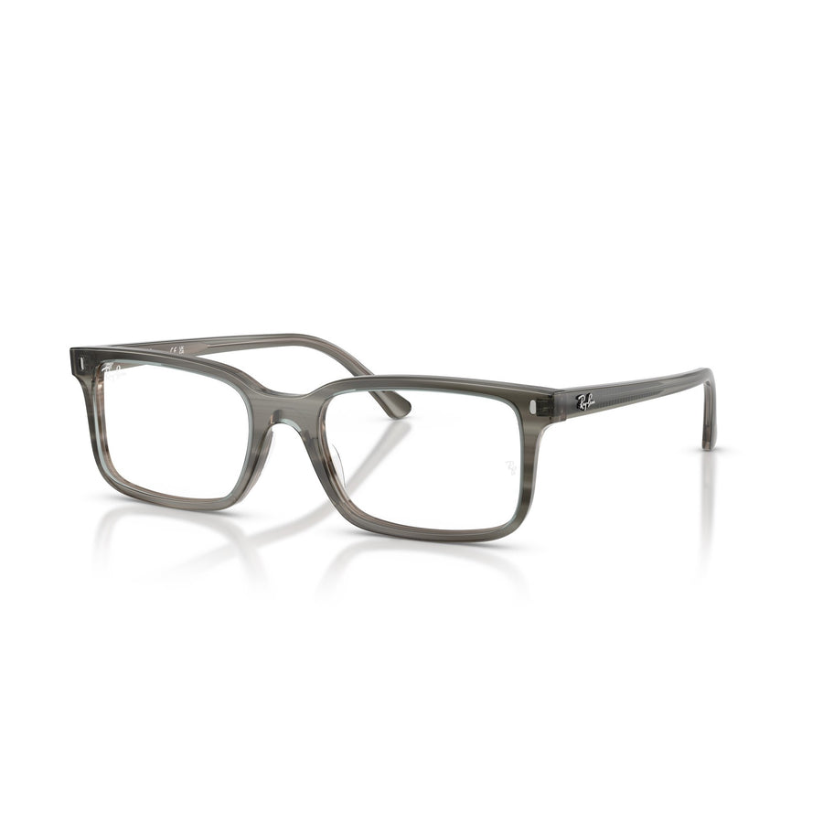 RAY BAN 5445 8453 - Grey Rectangle Eyeglasses for Men
