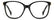 CAROLINA HERRERA HER 0396 807 - Black Square Eyeglasses for Women