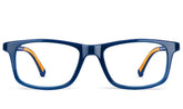 NANO SLEEK CREW 3101044 - Blue / Navy Rectangle Eyeglasses for Kids