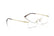 RAY BAN 8781D 1251 - Gold Rectangle Eyeglasses for Men