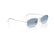 RAY BAN 3832 003/3F - Silver Oval Sunglasses for Men