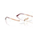 VOGUE 4343 5152 - Gold Oval Eyeglasses for Women