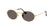 RAY BAN 3547N 001/B1 - Gold Oval Sunglasses for Men