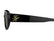 TOMMY HILFIGER TH 2344/S 807 - Black Oval Sunglasses for Women