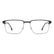 CARRERA CARRERA 8934 TI7 - Black / Gunmetal Rectangle Eyeglasses for Men