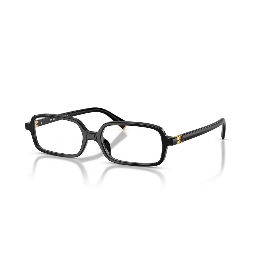 MIU MIU 01YV 16K1O1 - Black Square Eyeglasses for Women
