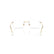 RAY BAN 3768V 2500 - Gold Rectangle Eyeglasses for Men