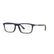 EMPORIO ARMANI 4160 50881W - Blue / Navy Rectangle Eyeglasses for Men