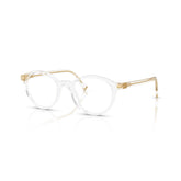 MIU MIU 02WV 15Z1O1 - Transparent Round Eyeglasses for Women