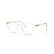 MIU MIU 02WV 15Z1O1 - Transparent Round Eyeglasses for Women