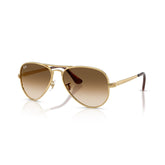 RAY BAN 3925 001/51 - Gold Aviator Sunglasses for Men