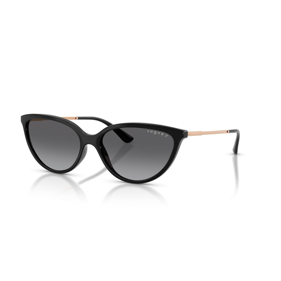 VOGUE 5672S W44/T3 - Black Cateye Sunglasses for Women