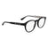 CALVIN KLEIN 24551MAG-SET+CLIP 001 - Black Round Eyeglasses for Men