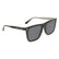 CALVIN KLEIN 25530 MAG-SET+CLIP 001 - Black Square Eyeglasses for Men
