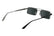 CALVIN KLEIN 24111S 002 - Black Rectangle Sunglasses for Men