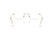 RAY BAN 3767V 2500 - Gold Oval Eyeglasses for Men