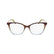 DKNY 7010 343 - Blue Brown Cateye Eyeglasses for Women