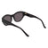 DONNA KARAN 517S 001 - Black Cateye Sunglasses for Women