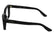 CALVIN KLEIN 25543 001 - Black Rectangle Eyeglasses for Women