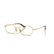 VOGUE 4341 280 - Gold Geometric Eyeglasses for Women