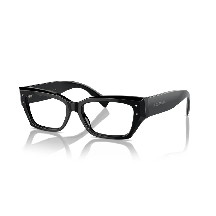 DOLCE & GABBANA 3387 501 - Black Cateye Eyeglasses for Women