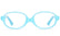 NANO CLIPPING 3140842 - Green / Turq Round Eyeglasses for Kids