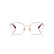 VOGUE 4178 5208 - Gold Square Eyeglasses for Women