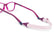NANO QUEST & CLIP 3160650SC - Rose Rectangle Eyeglasses for Kids