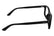 CALVIN KLEIN 25546 001 - Black Rectangle Eyeglasses for Men