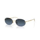 RAY BAN 3767 001/4C - Arista Gold Oval Sunglasses Unisex
